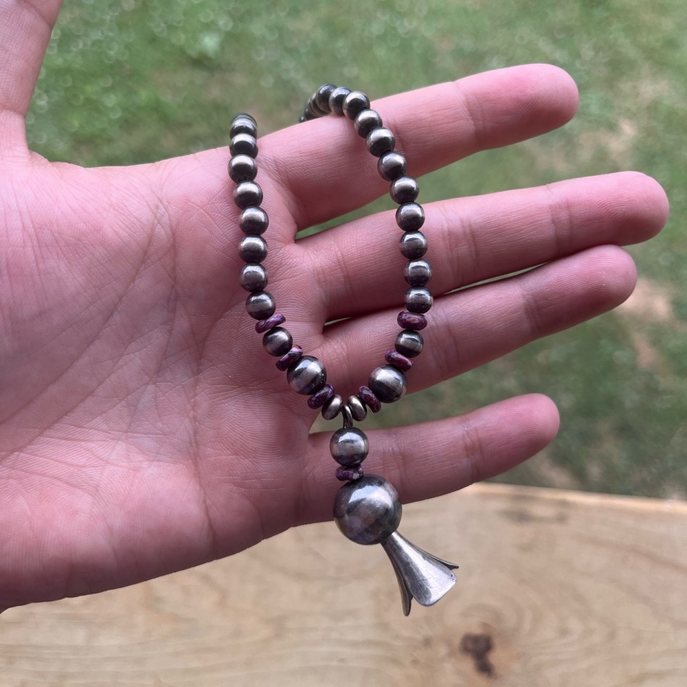 spiny oyster an navajo pearls